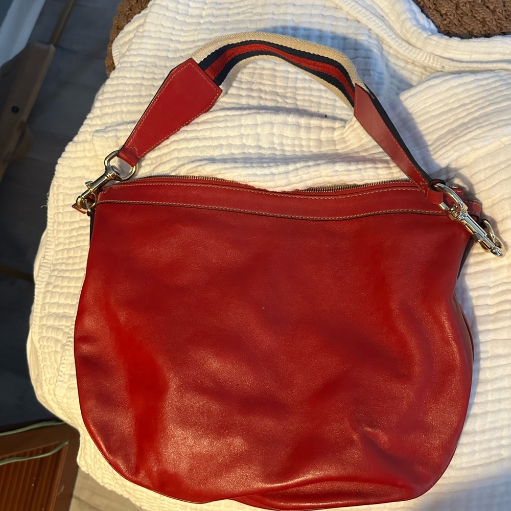 Gucci Vintage Red Leather Women's Bag